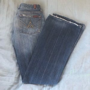 VTG Seven all Mankind jeans “A” pocket 27 bootcut